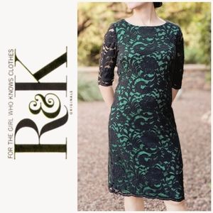 R&K Originals Fabulous Vintage Lace  Sheath Dress
